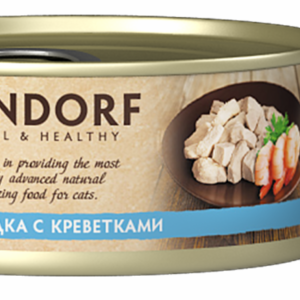 Консервы для кошек: куриная грудка с креветками (1 шт)