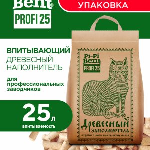 Древесный наполнитель, 25 л (бумажный пакет) (25 л)
