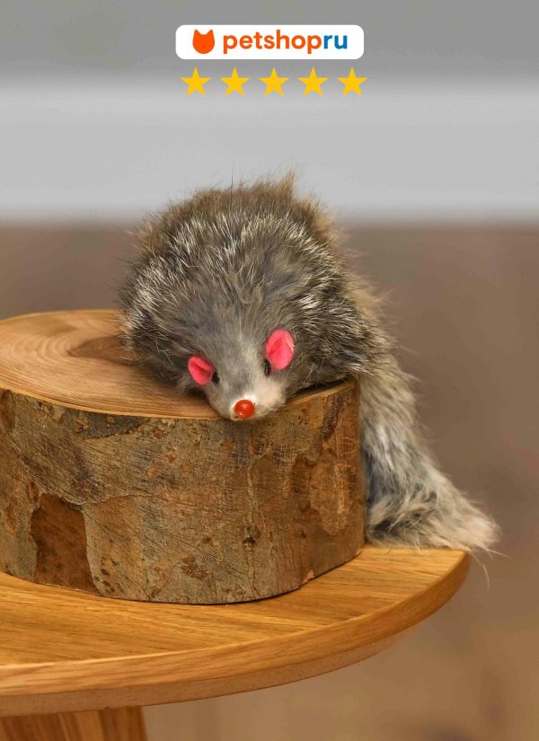 Игрушка, мышка для кошек, 14 см (14 см)