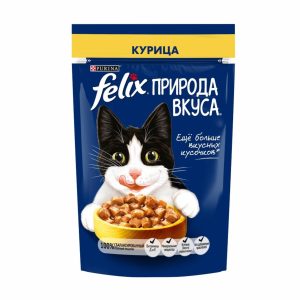 Влажный корм Природа вкуса для взрослых кошек, с курицей в соусе, 26 шт (26 шт)