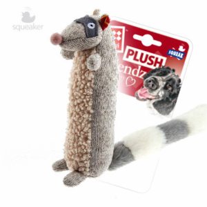 Енот, игрушка с пищалкой, 18 см (68 г)