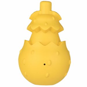 Игрушка для собак с ароматом сливок, желтая (8х13 см)