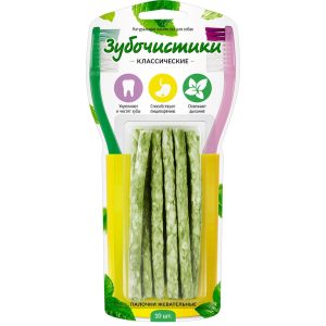 Палочки "Зубочистики" жевательные, 10 шт. (85 г)