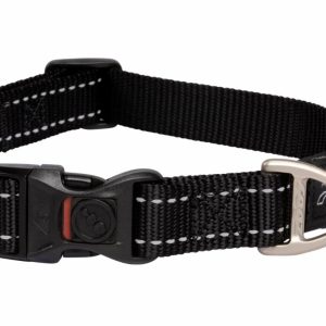 Ошейник серии "Utility",  черный (ЮАР) (XL)