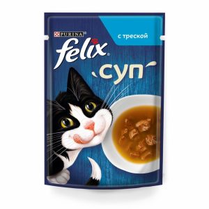 Паучи Суп для кошек с треской, 1 шт (1 шт)