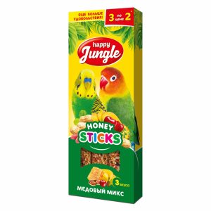 Палочки для птиц медовый микс 3 шт 90 гр (90 г)