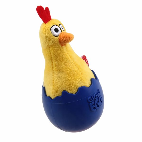 Игрушка "Цыпленок" неваляшка с пищалкой, текстиль/резина (140 г)