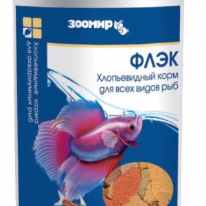 Флэк хлопьевидный корм для всех рыб, банка (45 г)
