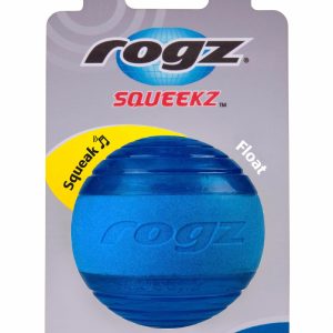Мяч с пищалкой Squeekz, синий (ЮАР) (d 6.4 см)