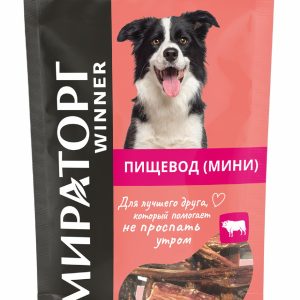 Лакомство для собак пищевод (мини) говяжий (60 г)