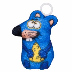 Вибрирующая игрушка для кошки "Мышка"с валерианой (20 г)