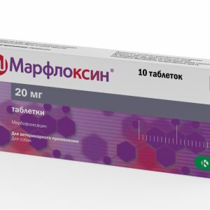 Марфлоксин таблетки, 20 мг №10 (43 г)